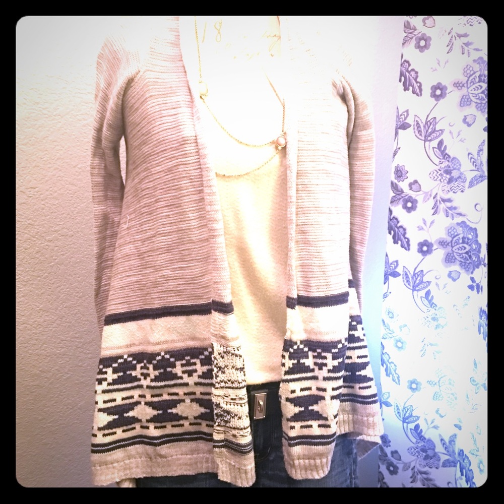 Casual flyaway sweater